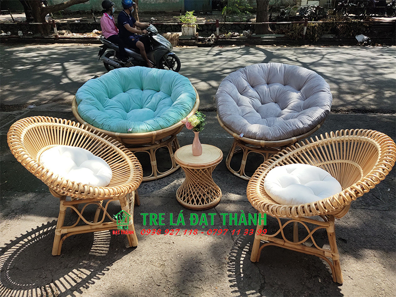 Ghế lười Papasan bằng mây - BGM52