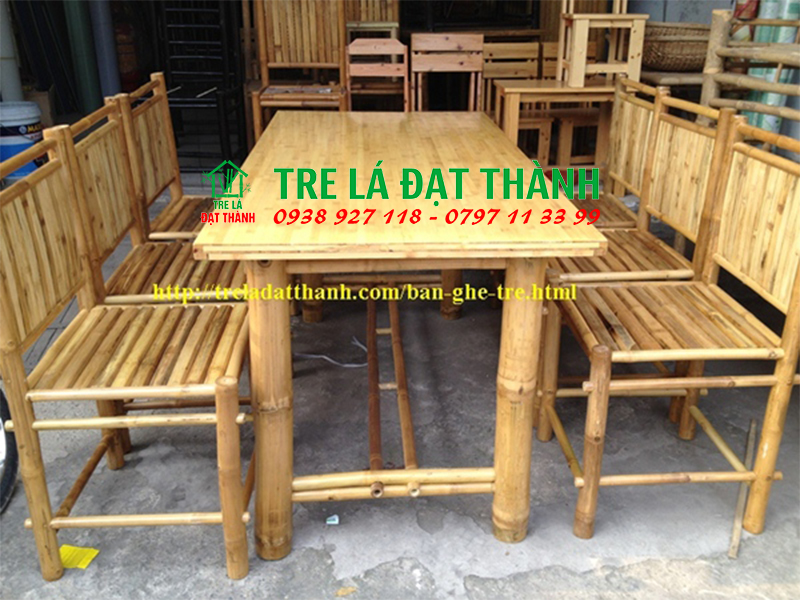 Bàn Ghế Tre Ép - BGT15