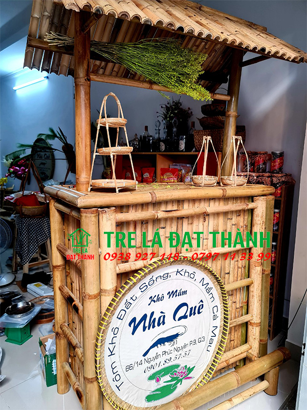 Chiếc Quầy Bar Tre Cafe – QBT18