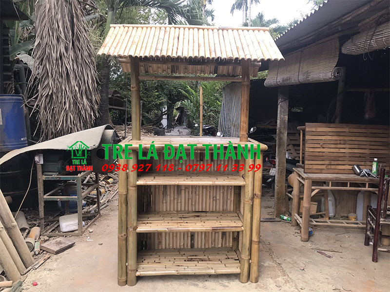 Chiếc Quầy Bar Tre Cafe – QBT18